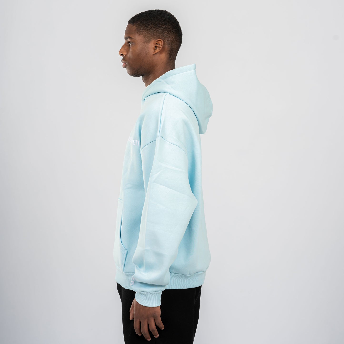 BASIC HOODIE ICE BLUE