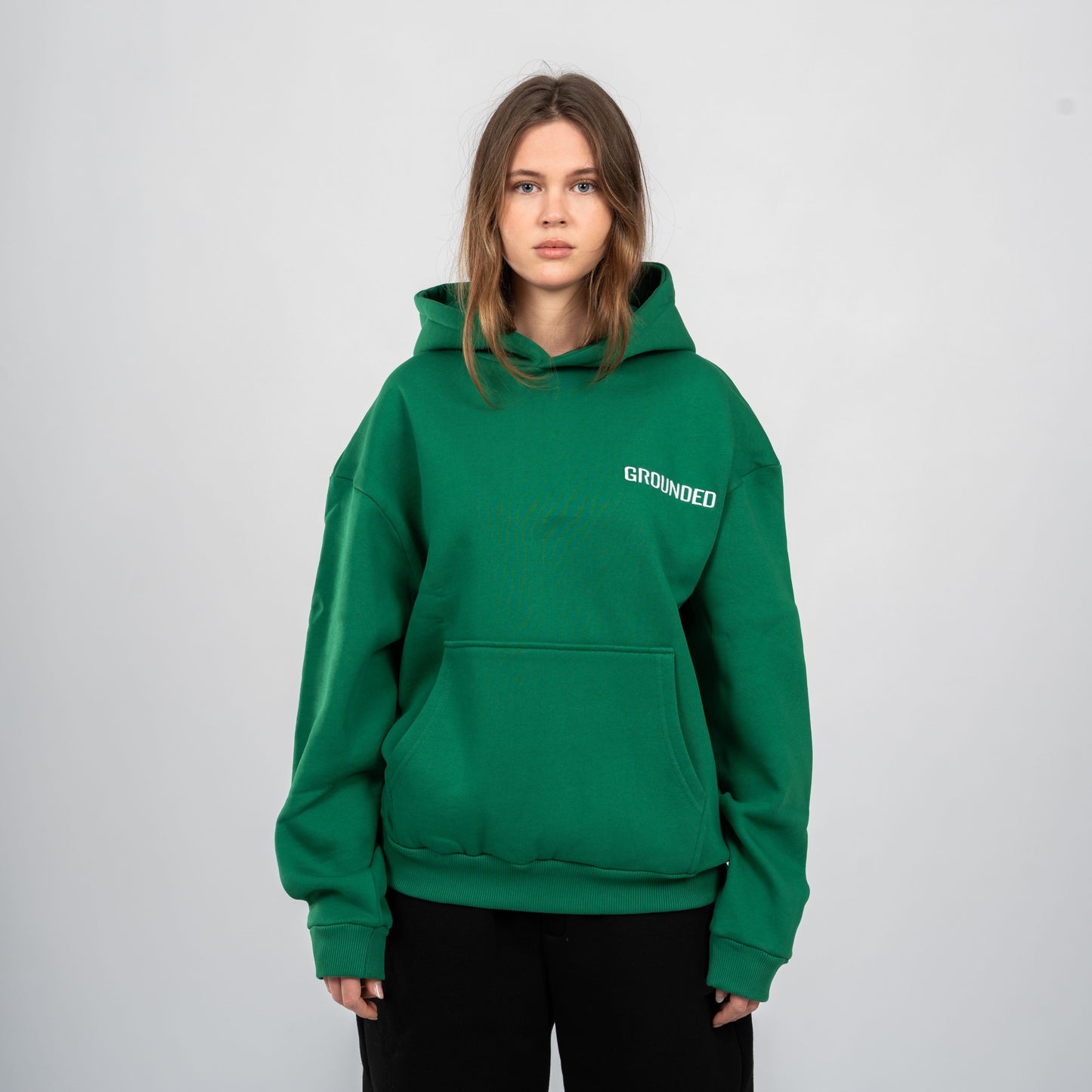 BASIC HOODIE GREEN