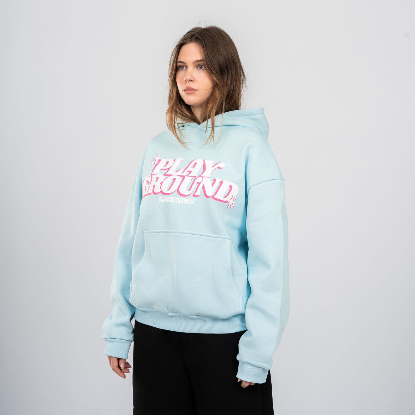 PLAYGROUND HOODIE ICE BLUE