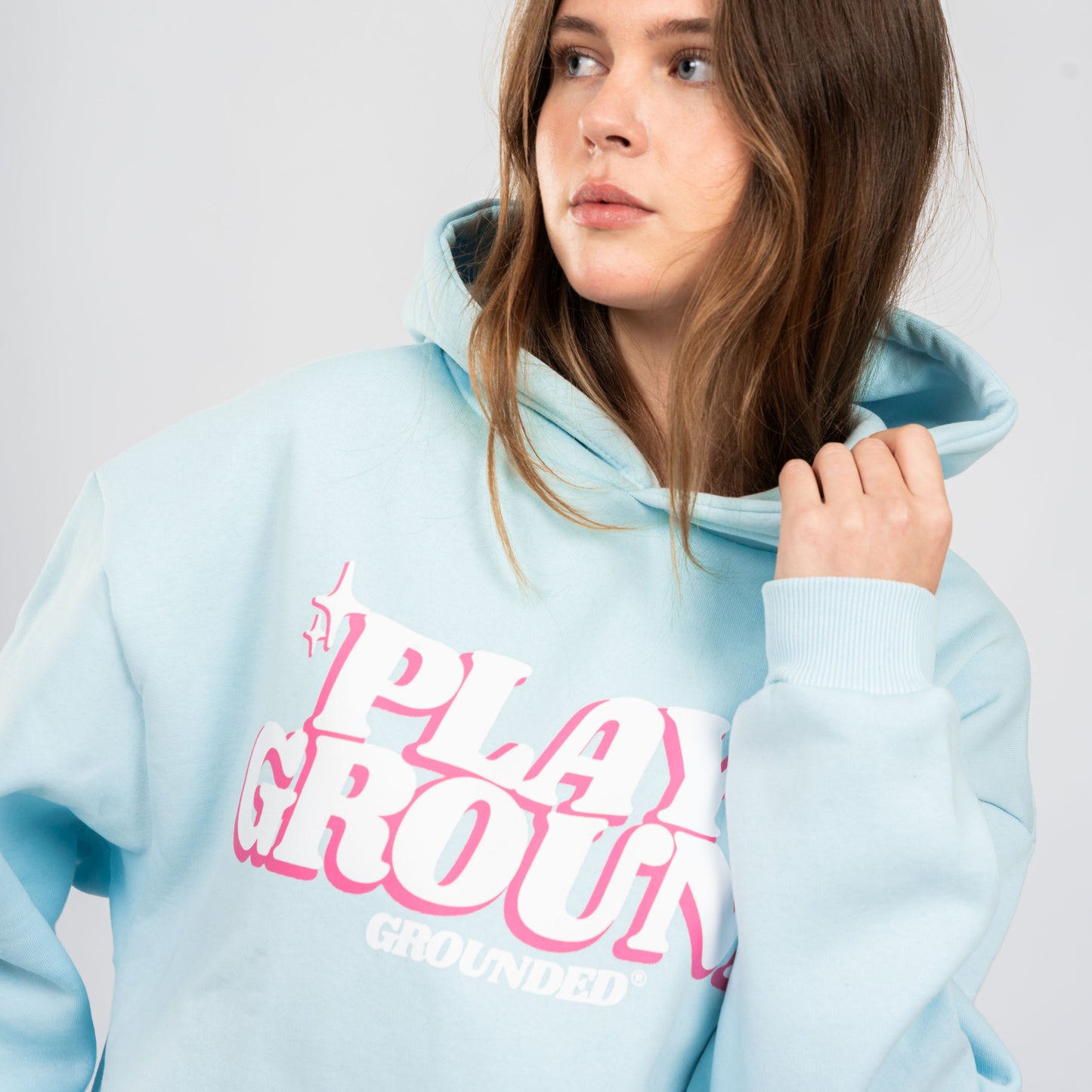 PLAYGROUND HOODIE ICE BLUE